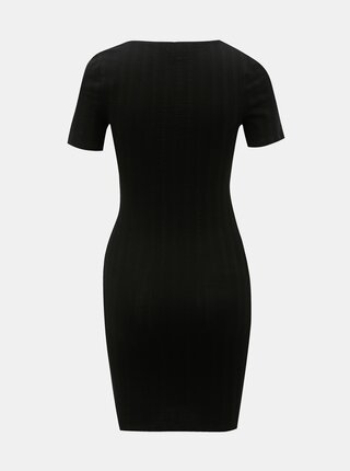 Čierne puzdrové šaty Miss Selfridge