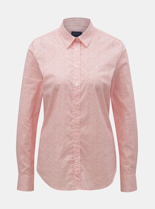 Ružová dámska kvetovaná košeľa GANT