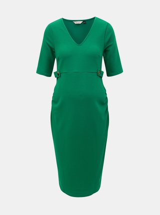 Zelené tehotenské šaty Dorothy Perkins Maternity