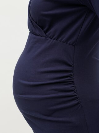 Tmavomodré tehotenské tričko na dojčenie Dorothy Perkins Maternity