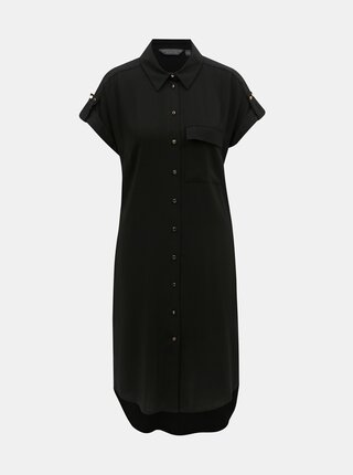 Čierne košeľové šaty Dorothy Perkins Tall