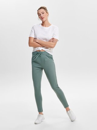 Zelené kalhoty ONLY Poptrash