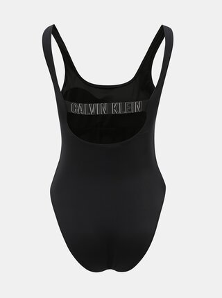 Čierne jednodielne plavky Calvin Klein Underwear