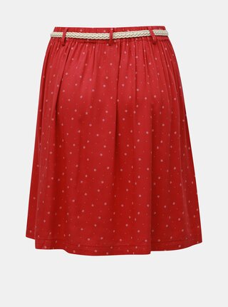 Červená vzorovaná sukňa Ragwear Mare