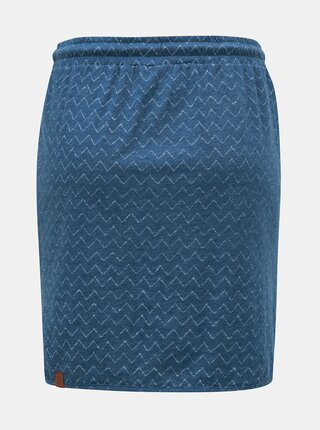 Modrá vzorovaná sukňa Ragwear Naila