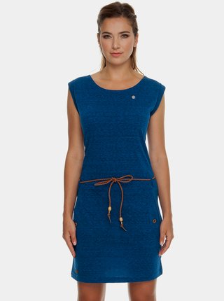 Modré melírované šaty Ragwear Tag