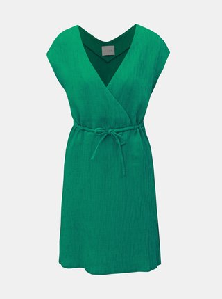 Zelené rebrované šaty VILA Chunny