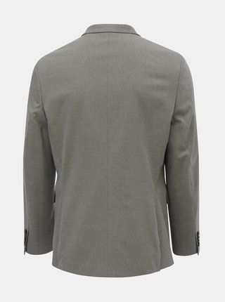 Sivé oblekové tailored fit sako Burton Menswear London