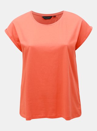 Oranžové basic tričko Dorothy Perkins Curve