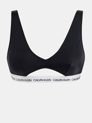 Čierny dámsky vrchný diel plaviek Calvin Klein Underwear