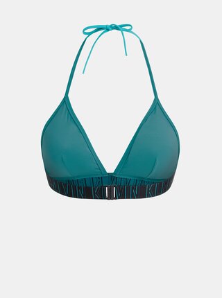 Tyrkysový dámsky vrchný diel plaviek Calvin Klein Underwear