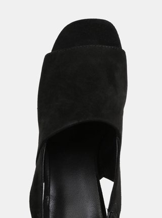 Čierne semišové sandálky Vagabond Elena