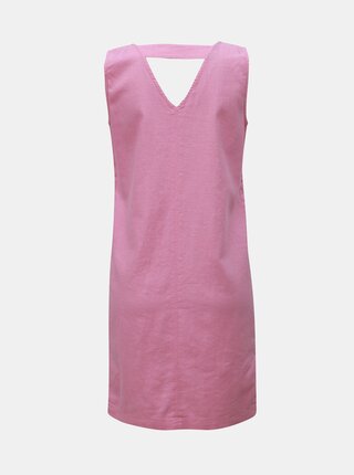 Ružové ľanové šaty M&Co Petite