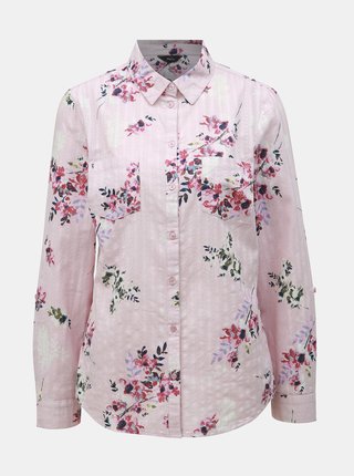 Ružová kvetovaná košeľa M&Co