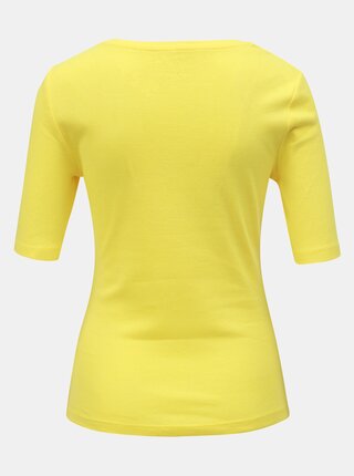 Žlté basic tričko M&Co