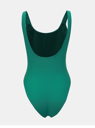 Zelené dámske jednodielne plavky s potlačou adidas Originals