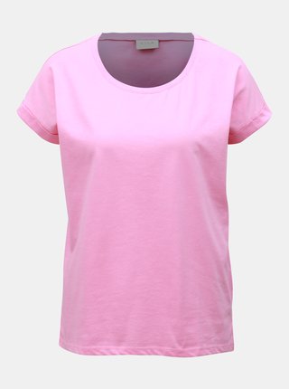 Ružové basic tričko VILA Dreamers