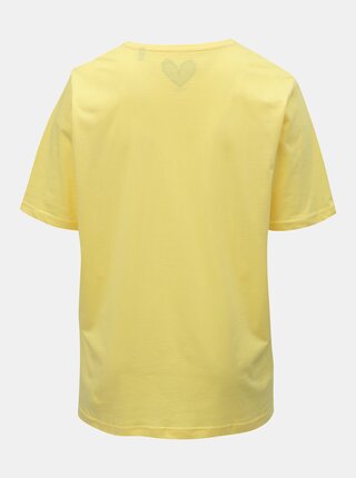 Žlté basic tričko Ulla Popken