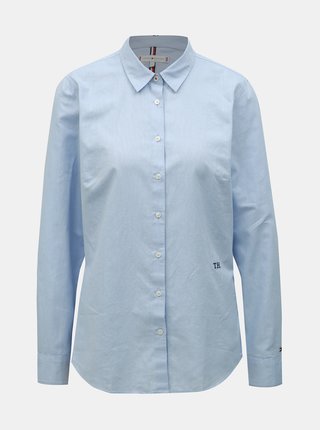Světle modrá dámská košile Tommy Hilfiger Essential