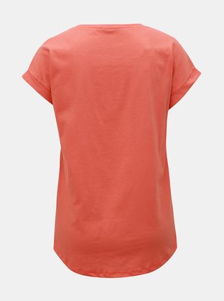 Oranžové basic tričko VILA Dreamers