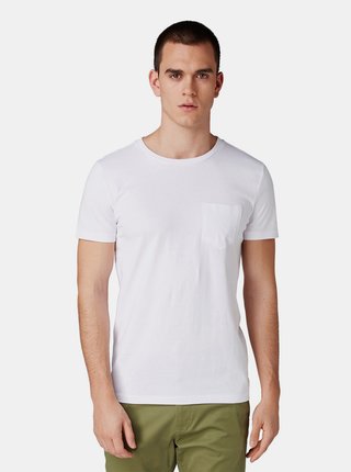 Biele pánske tričko Tom Tailor Denim