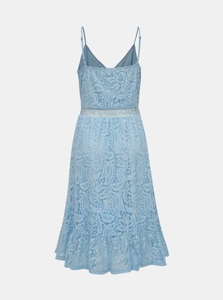 Modré čipkované šaty VILA Lummie
