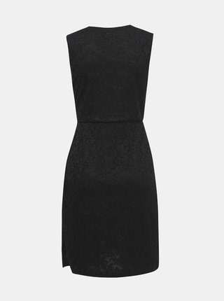 Čierne čipkované puzdrové šaty Mela London
