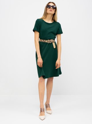 Zelené basic šaty s vreckami ZOOT