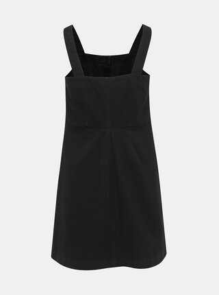 Čierne rifľové šaty na ramienka Dorothy Perkins Curve
