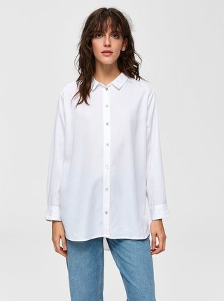 Biela košeľa Selected Femme Kalli