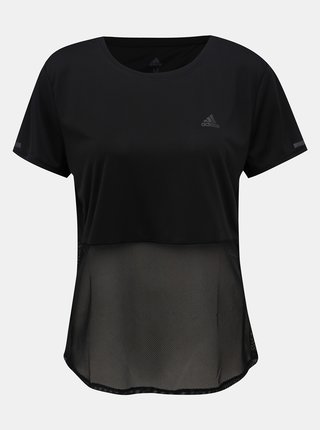 Čierne dámske funkčné tričko adidas Performance