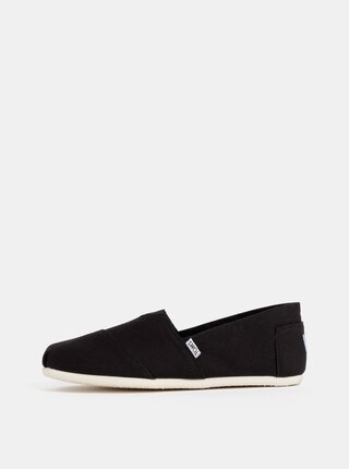 Čierne pánske espadrilky TOMS Canvas Classic
