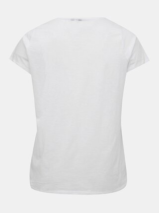 Biele dámske tričko M&Co Plus