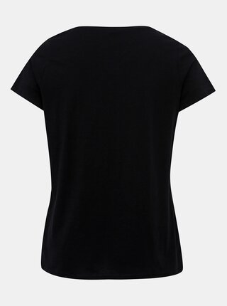 Čierne dámske tričko M&Co Plus