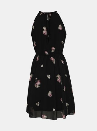 Čierne kvetované šaty Apricot