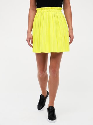 Žltá plisovaná sukňa Haily´s Lana