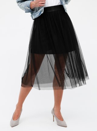 Čierna midi sukňa Haily´s Cardy