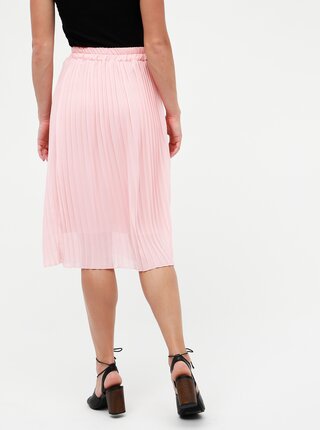 Rúžová plisovaná sukňa Haily´s Lisi