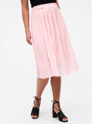 Rúžová plisovaná sukňa Haily´s Lisi