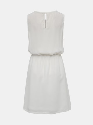 Biele šaty s ozdobnými detailmi ONLY Cherry