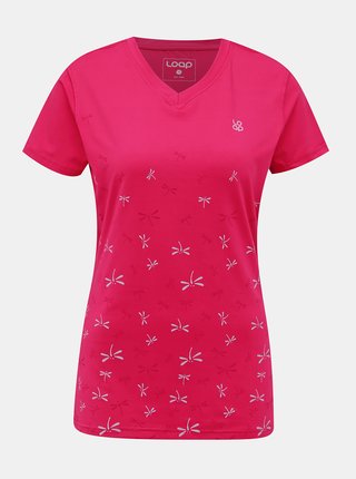 Rúžové dámske športové tričko LOAP Melvika