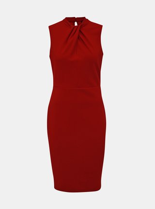 Červené púzdrové šaty Dorothy Perkins