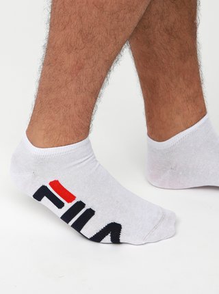 Sada dvoch párov bielych ponožiek FILA