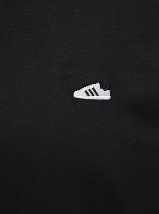 Čierne pánske tričko s výšivkou adidas Originals