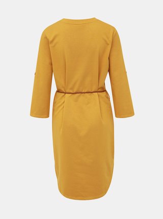 Horčicové mikinové šaty Jacqueline de Yong Ivy