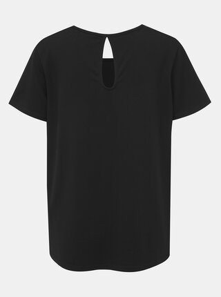 Čierne tričko s krajkou ONLY Ymia