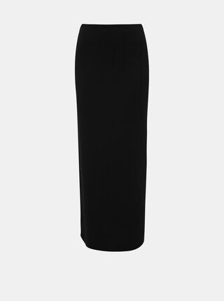 Čierna basic maxi sukňa Dorothy Perkins