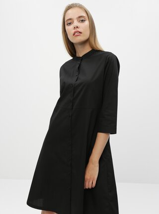 Čierne košeľové šaty ZOOT