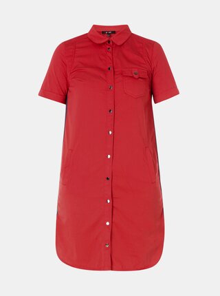 Červené košeľové šaty Yest