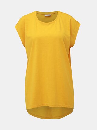 Žlté basic tričko Noisy May Mathilde
